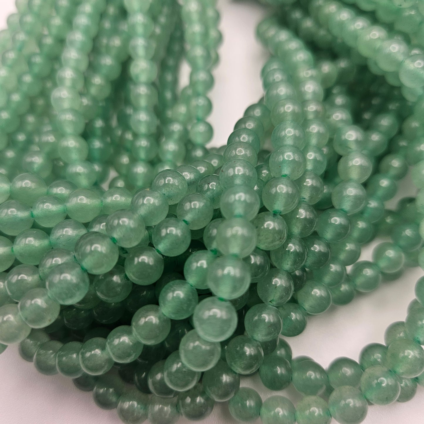 6mm Aventurine Round Bead Strand.