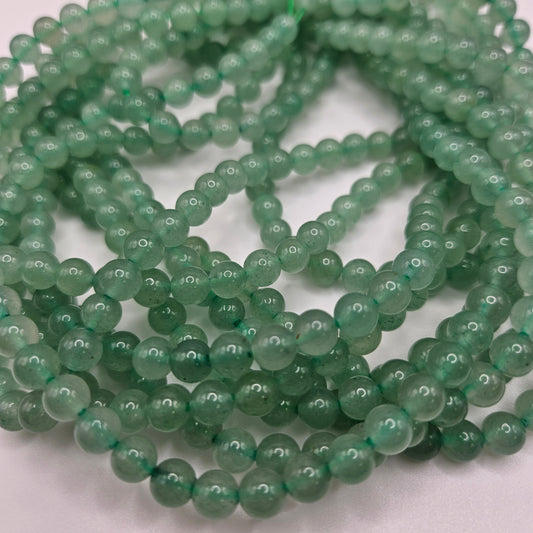 6mm Aventurine Round Bead Strand.