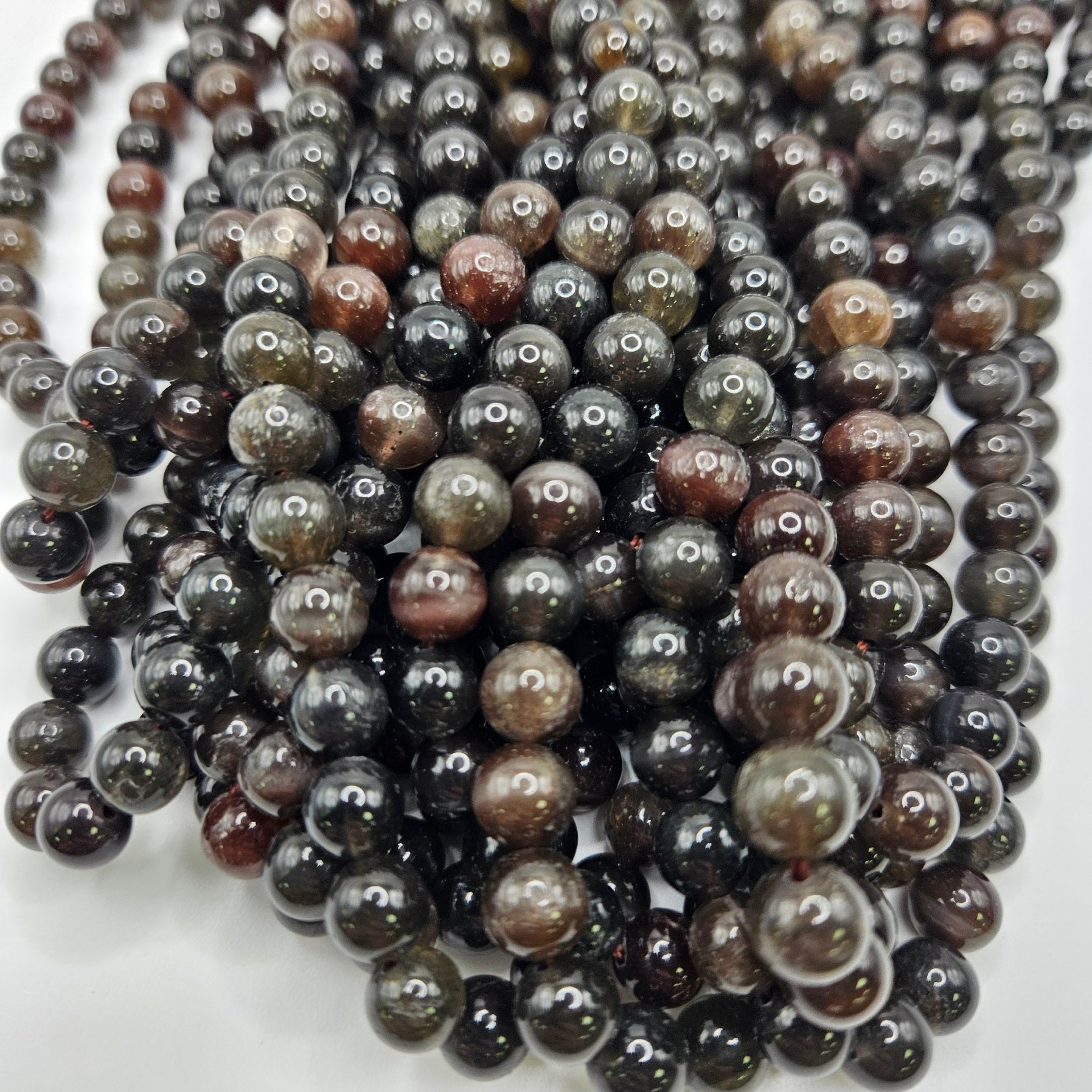 6mm Chrysoberyl Round Bead Strand.