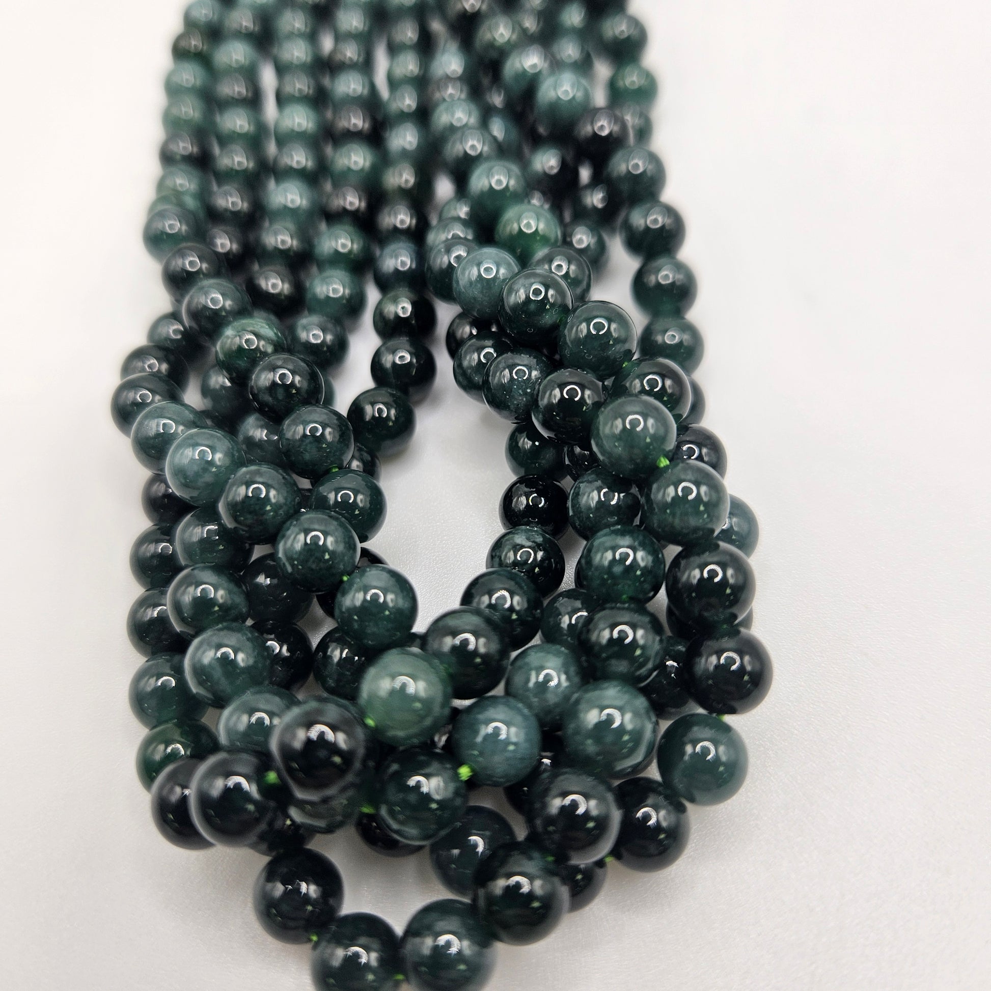 6mm Guatemala Jade Round Bead Strand.