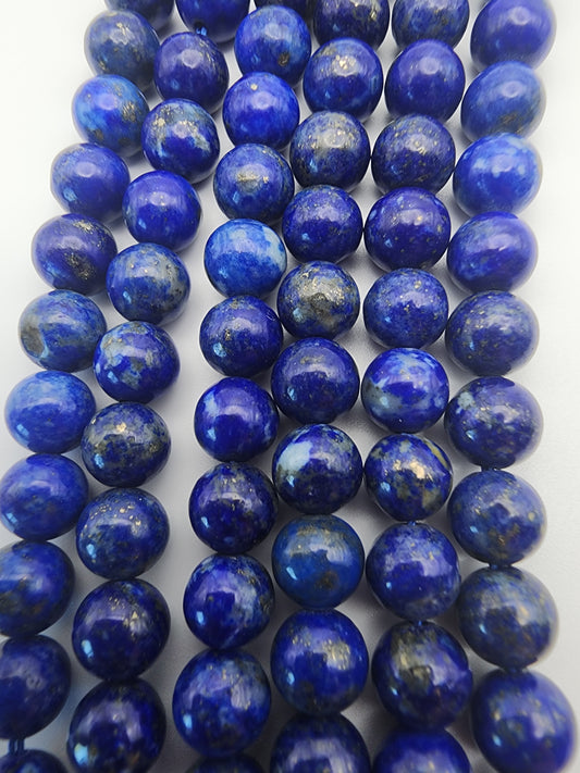 6mm Lapis Lazuli Round Bead Strand.