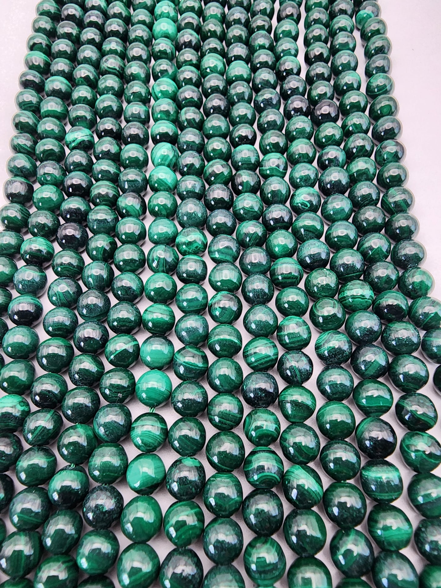 6mm Malachite Round Bead Strand.
