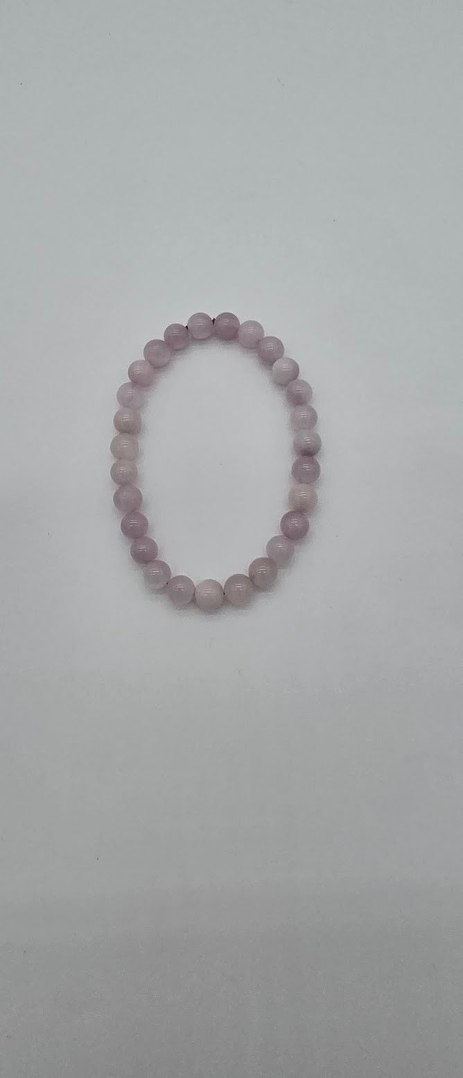 6mm Purple Kyanite Stretch Bracelet.