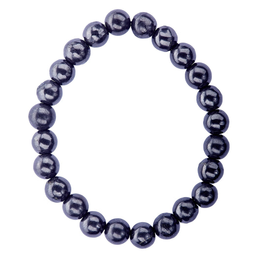 6mm Shungite Stretch Bracelet.