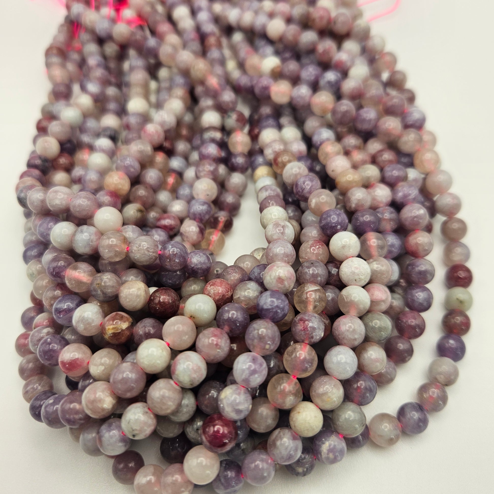 6mm Unicorn Stone Round Bead Strand.
