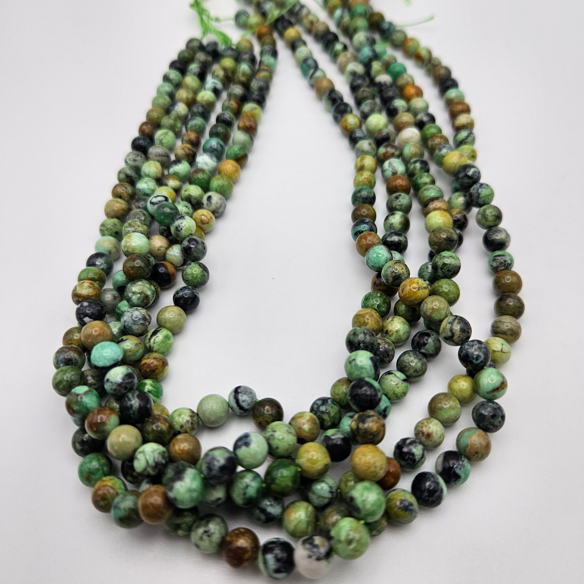 6mm Variscite Round Smooth.