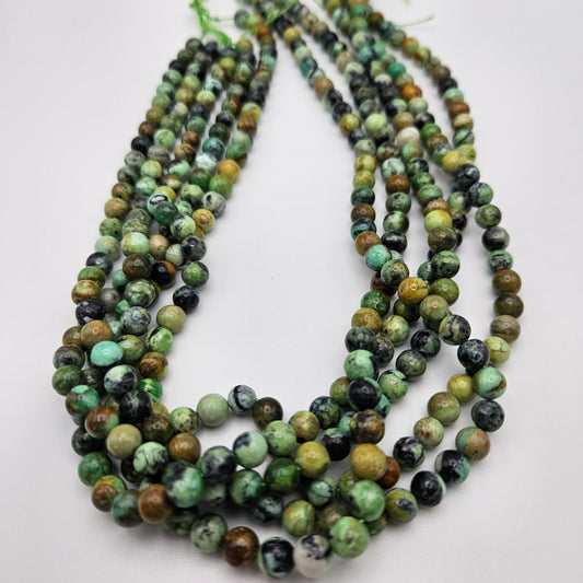 6mm Variscite Round Smooth.