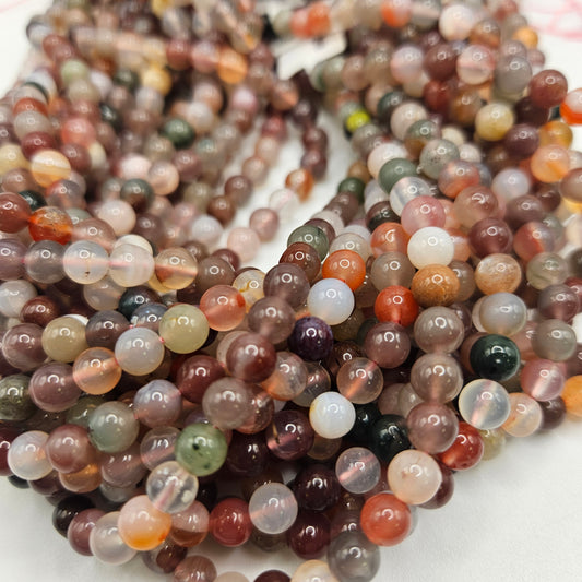 6mm Yanyuan Agate Bead Strand.