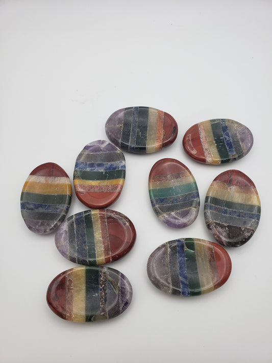 7 Chakra Worry Stone.