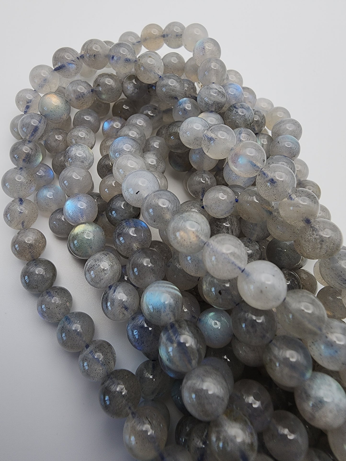 7mm Labradorite Round Bead Strand.