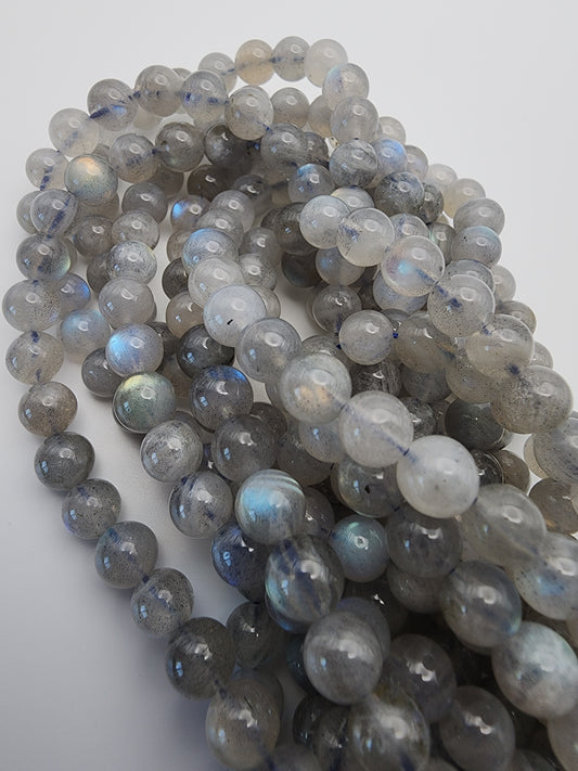 7mm Labradorite Round Bead Strand.