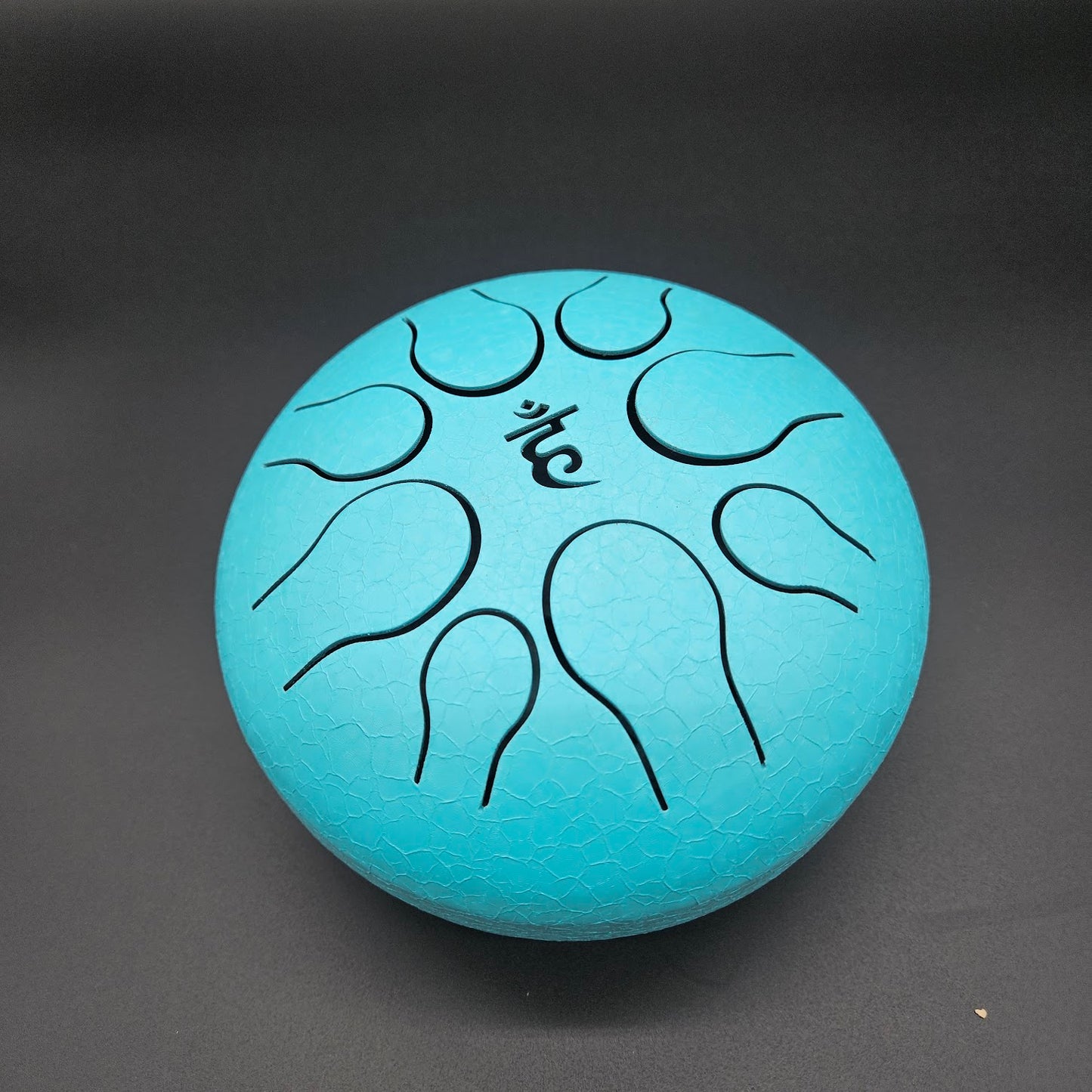8 inch Teal Tongue Drum.