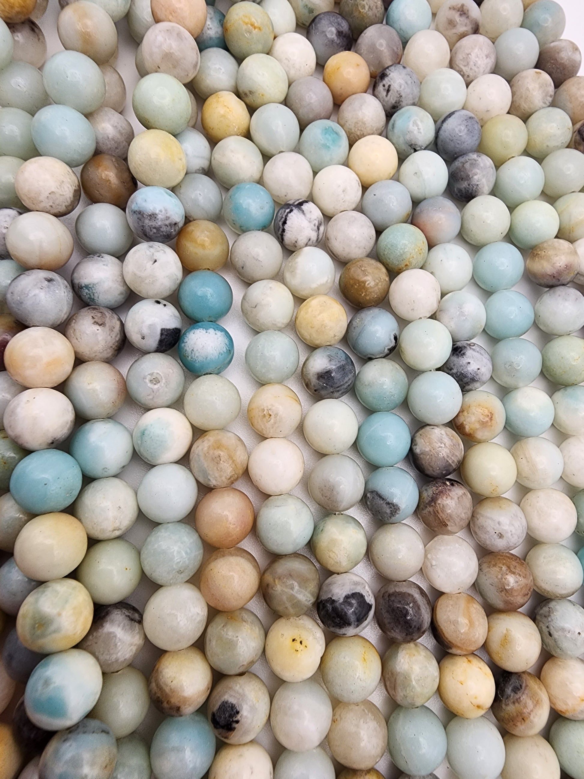 8mm Amazonite Round Bead Strand