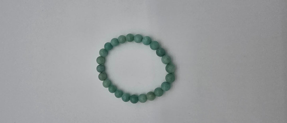 8mm Amazonite Stretch Bracelet.