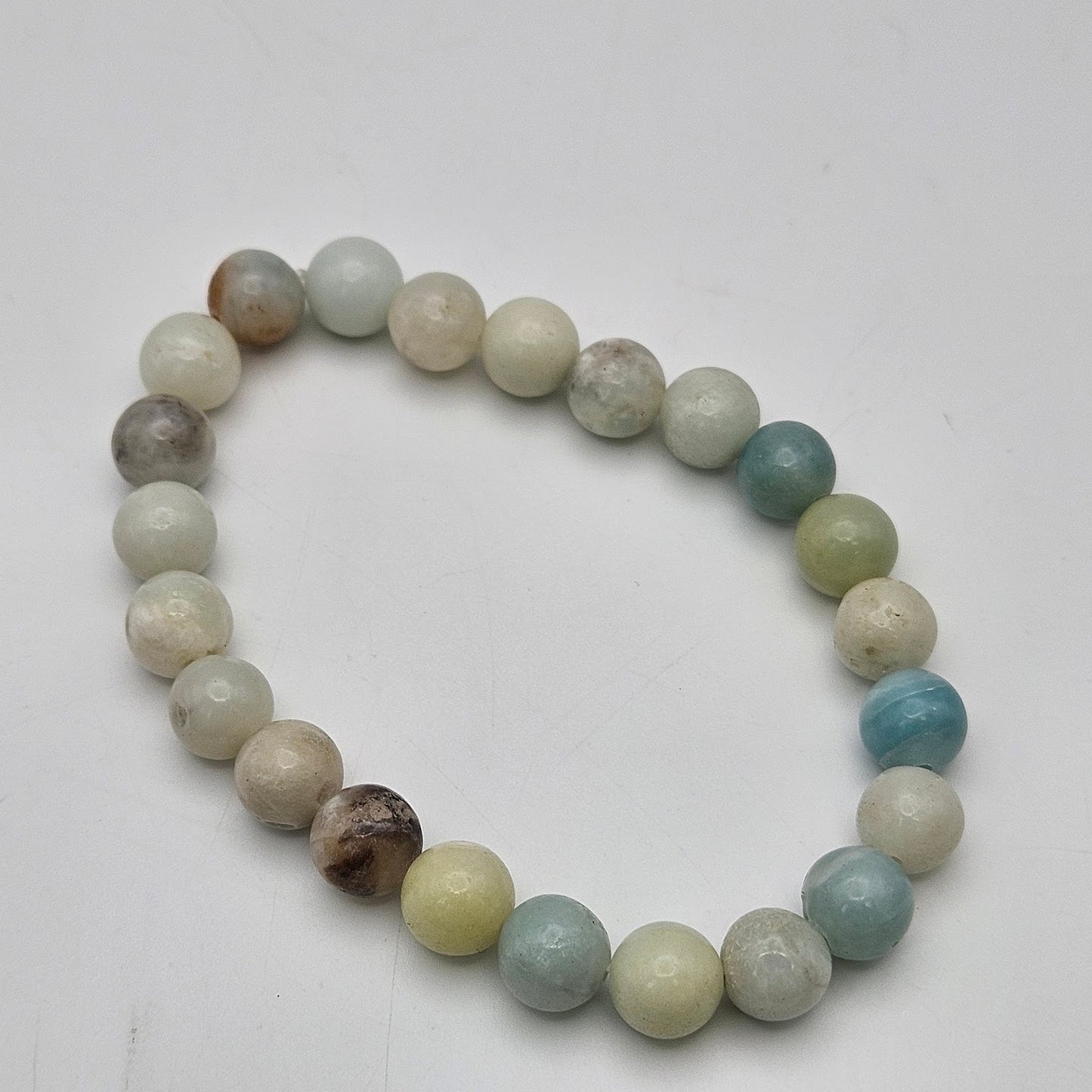 8mm Amazonite Stretch Bracelet.