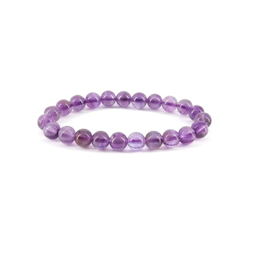 8mm Amethyst Stretch Bracelet.