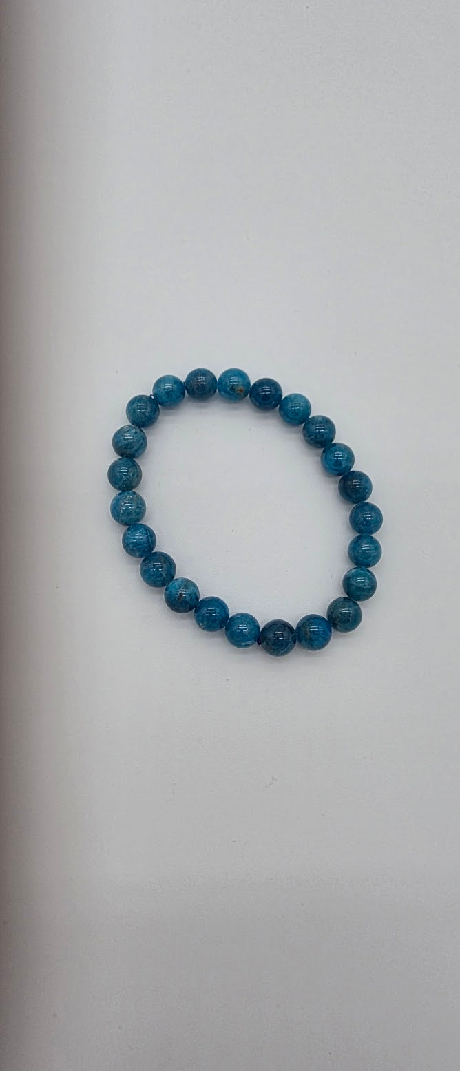 8mm Apatite Stretch Bracelet.