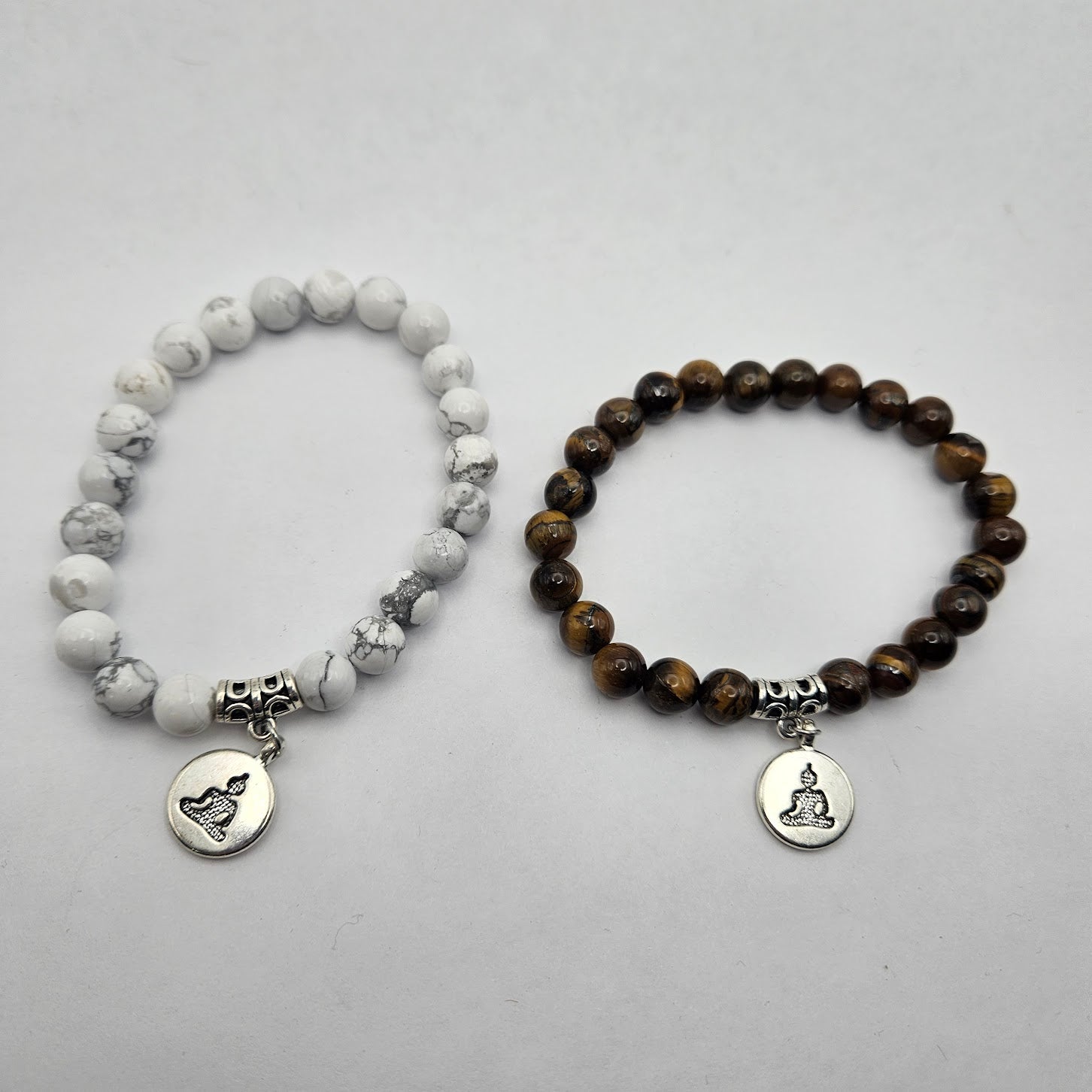 8mm Assorted Gemstone Yoga Stretch Bracelet.