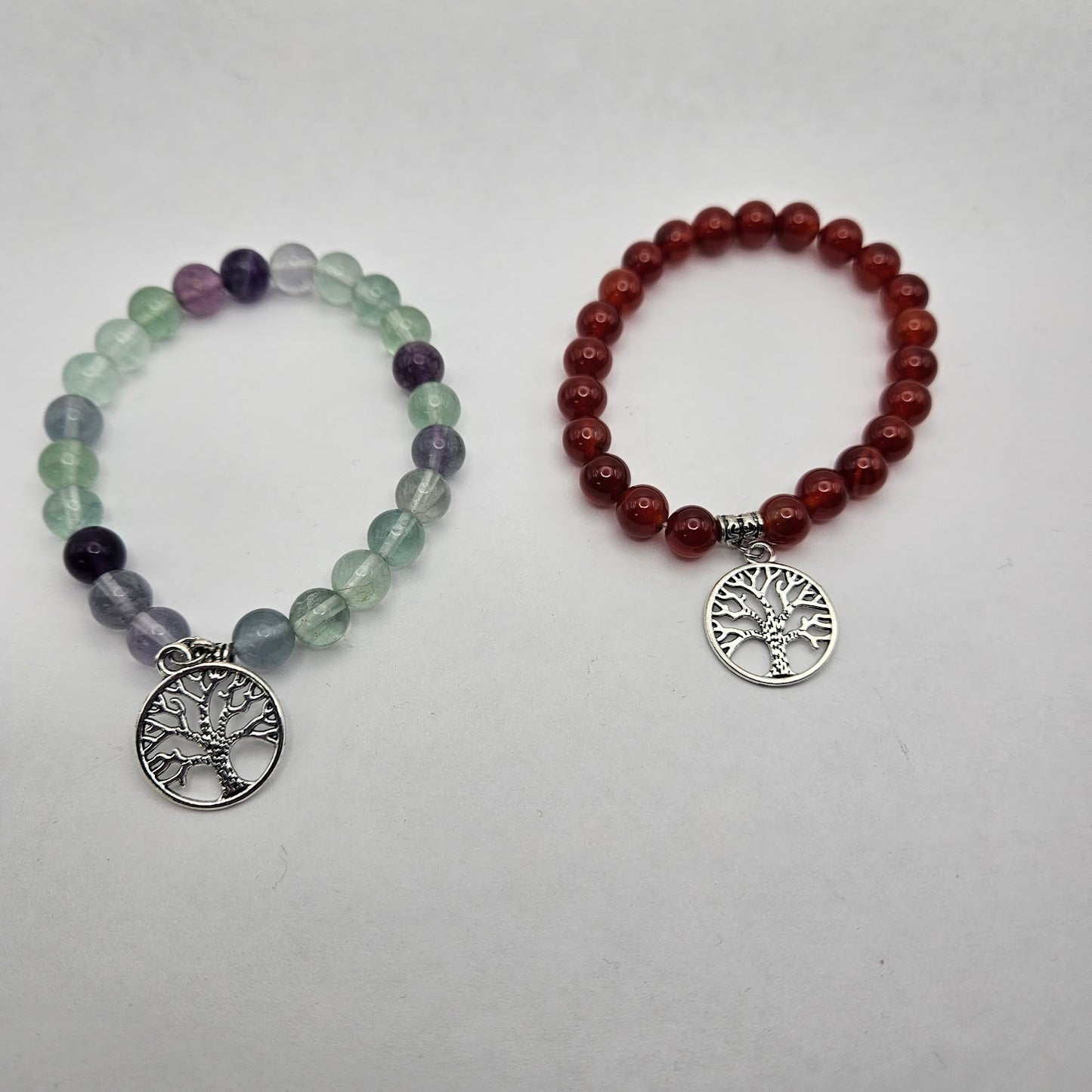 8mm Assorted Tree of Life Stretch Bracelet.