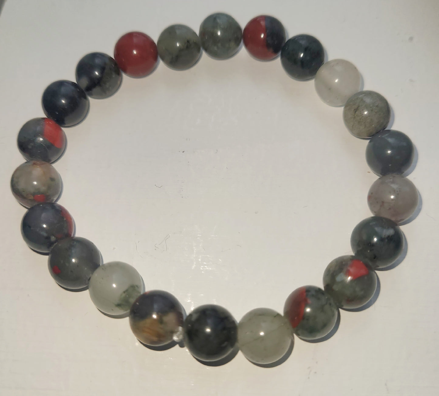 8mm Bloodstone Stretch Bracelet