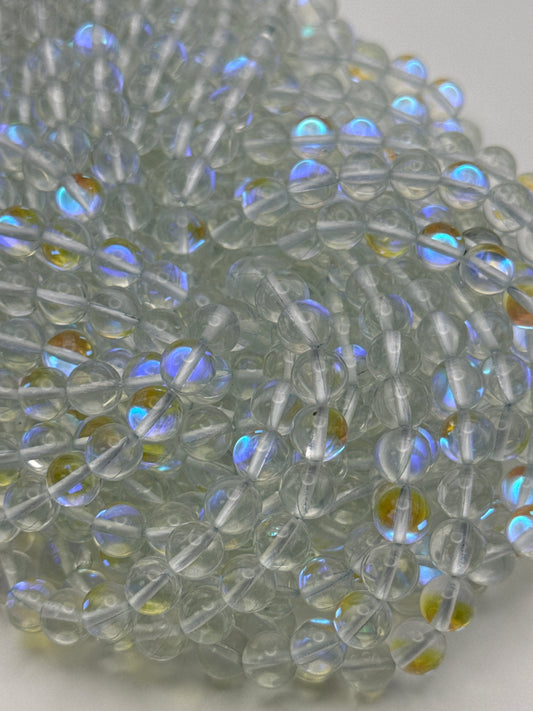 8mm Clear Mermaid Glass.