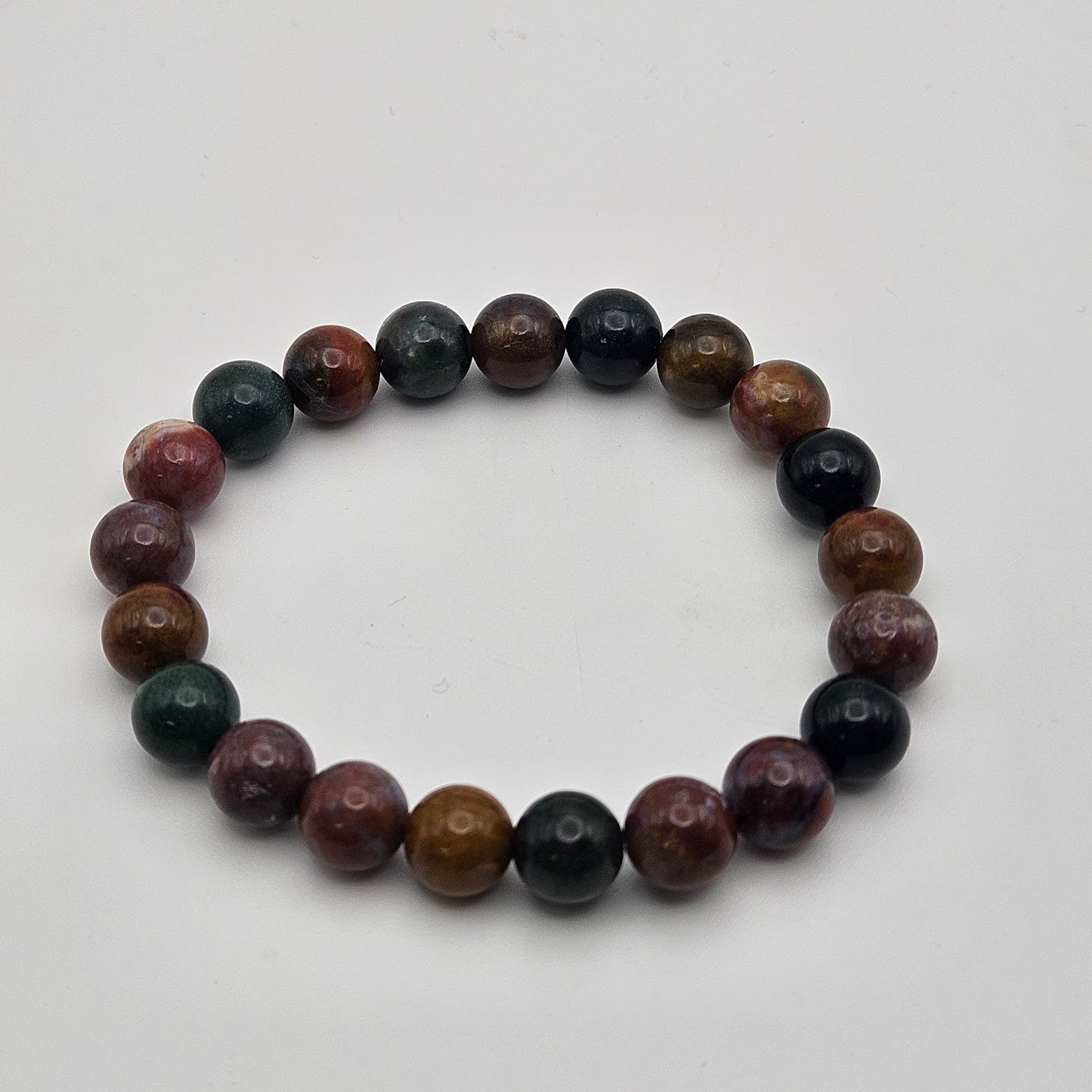 8mm Fancy Jasper Stretch Bracelet.