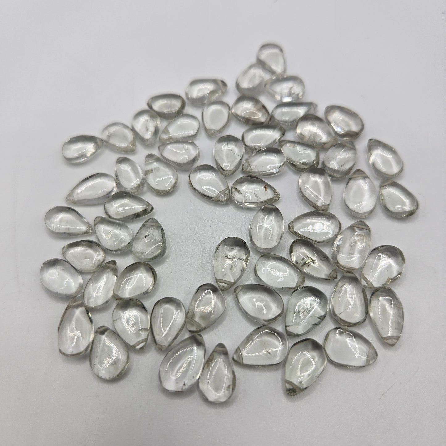 8mm Green Amethyst Top Drill Single Bead.