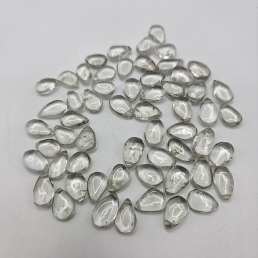 8mm Green Amethyst Top Drill Single Bead.