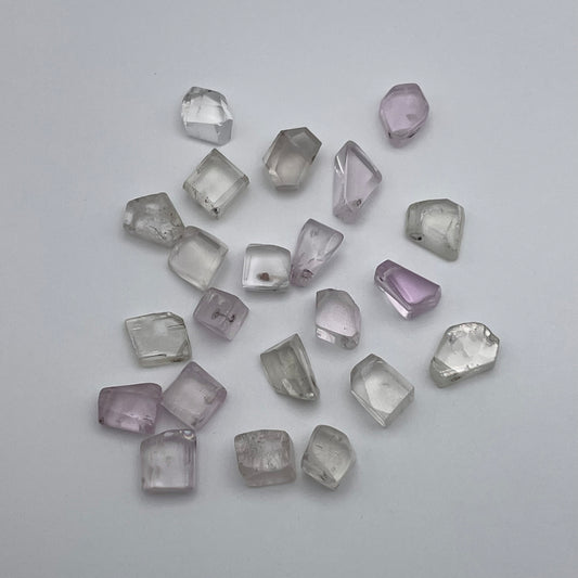 8mm Kunzite Chunk Top Drilled Single Bead.