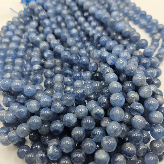 8mm Kyanite Round Bead Strand.