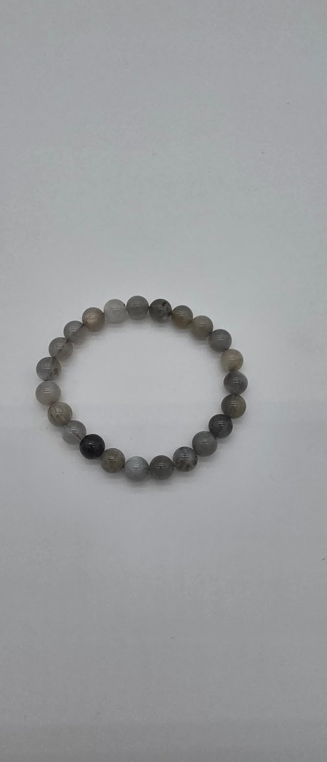 8mm Labradorite Stretch Bracelet.