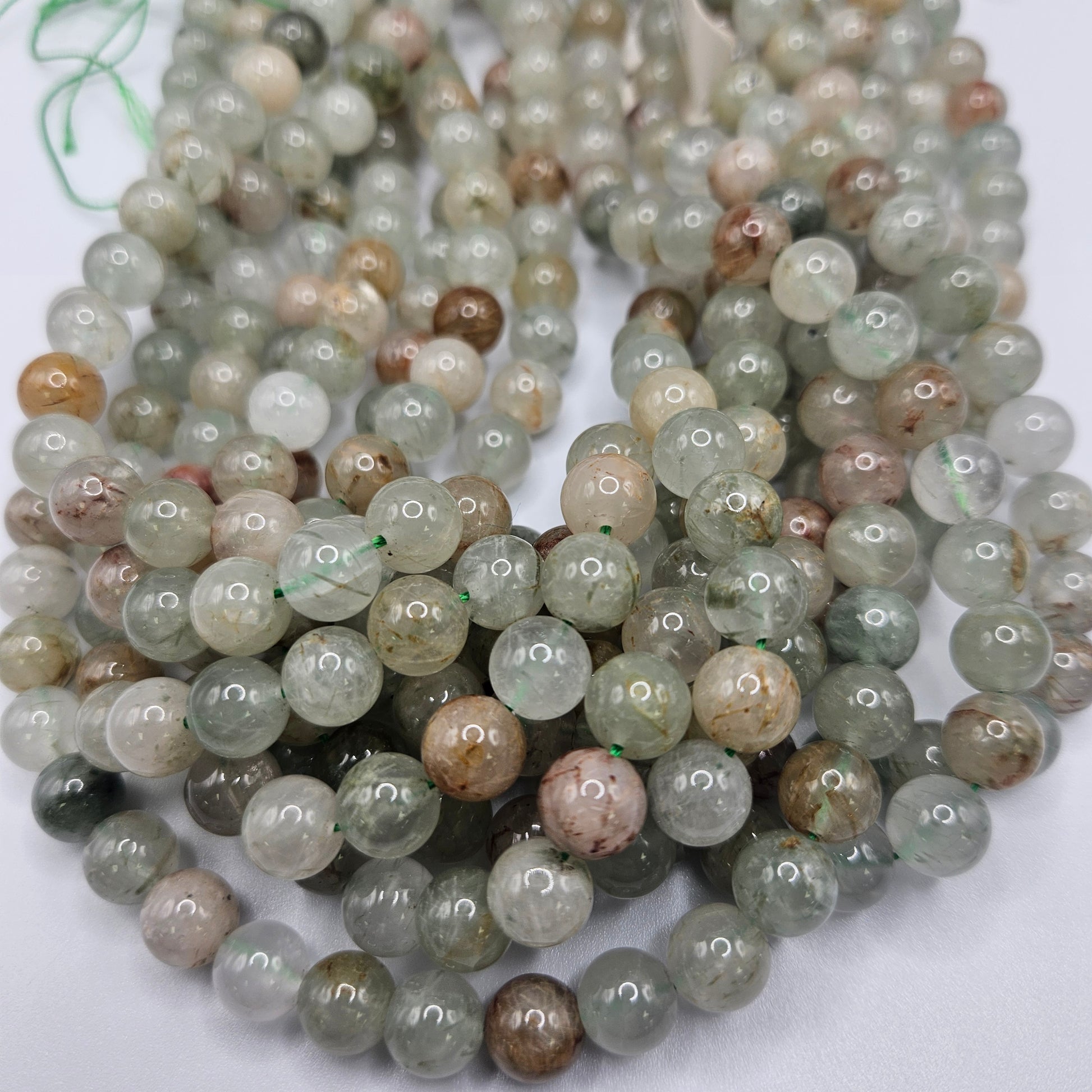 8mm Lodalite Round Bead Strand.