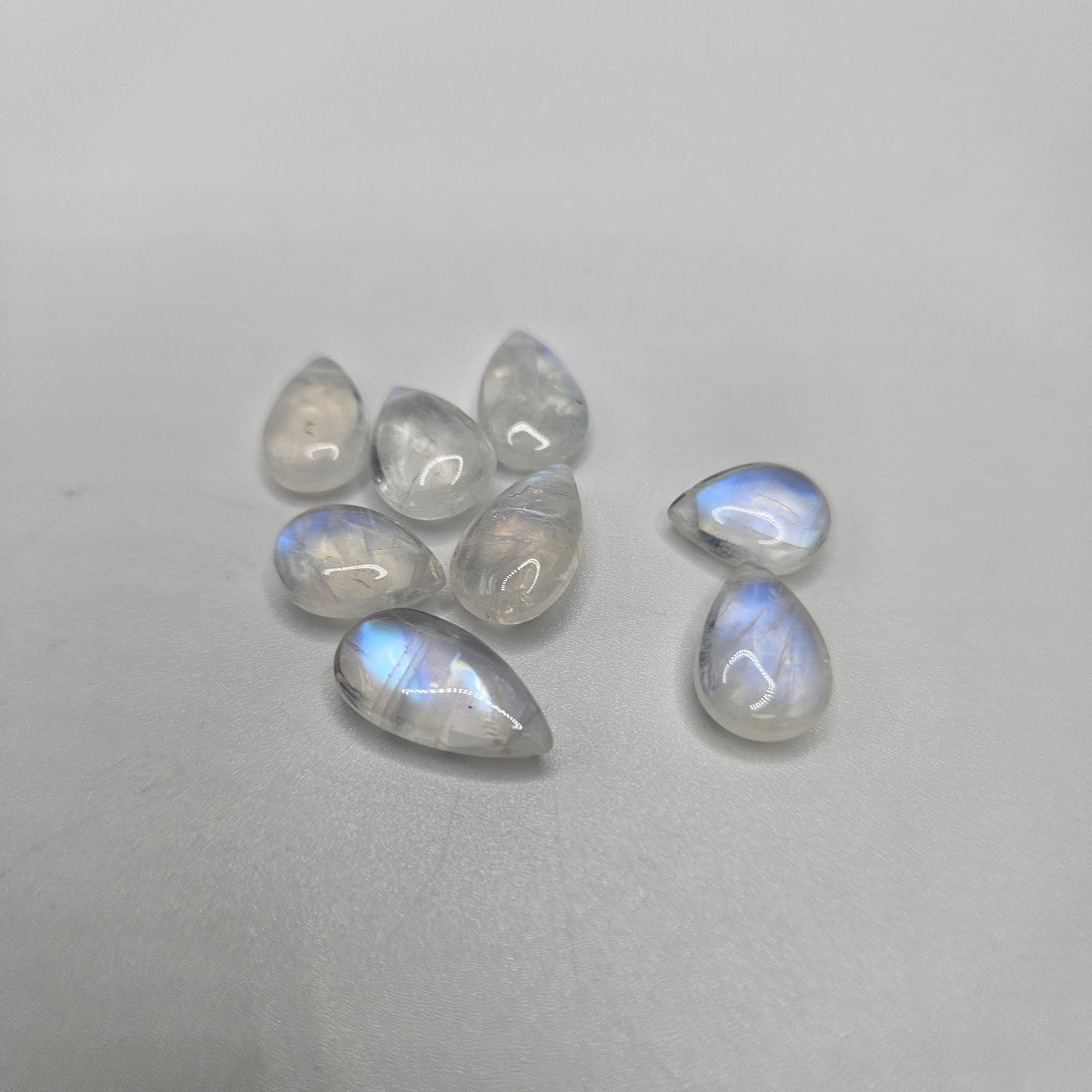 8mm Moonstone Drop Smooth Single.