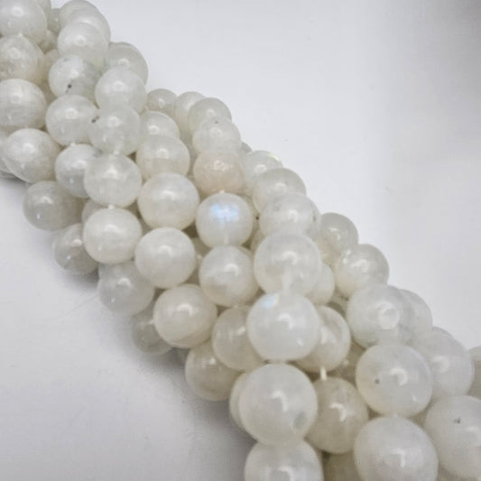 8mm Moonstone Round Bead Strand.