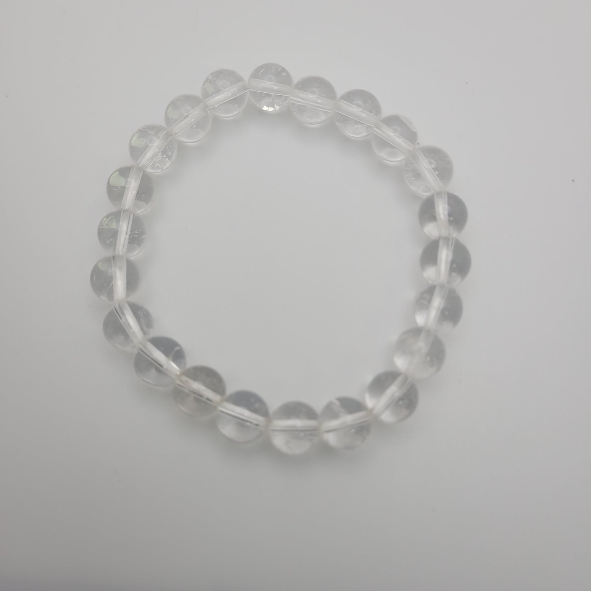 8mm Clear Quartz Stretch Bracelet.