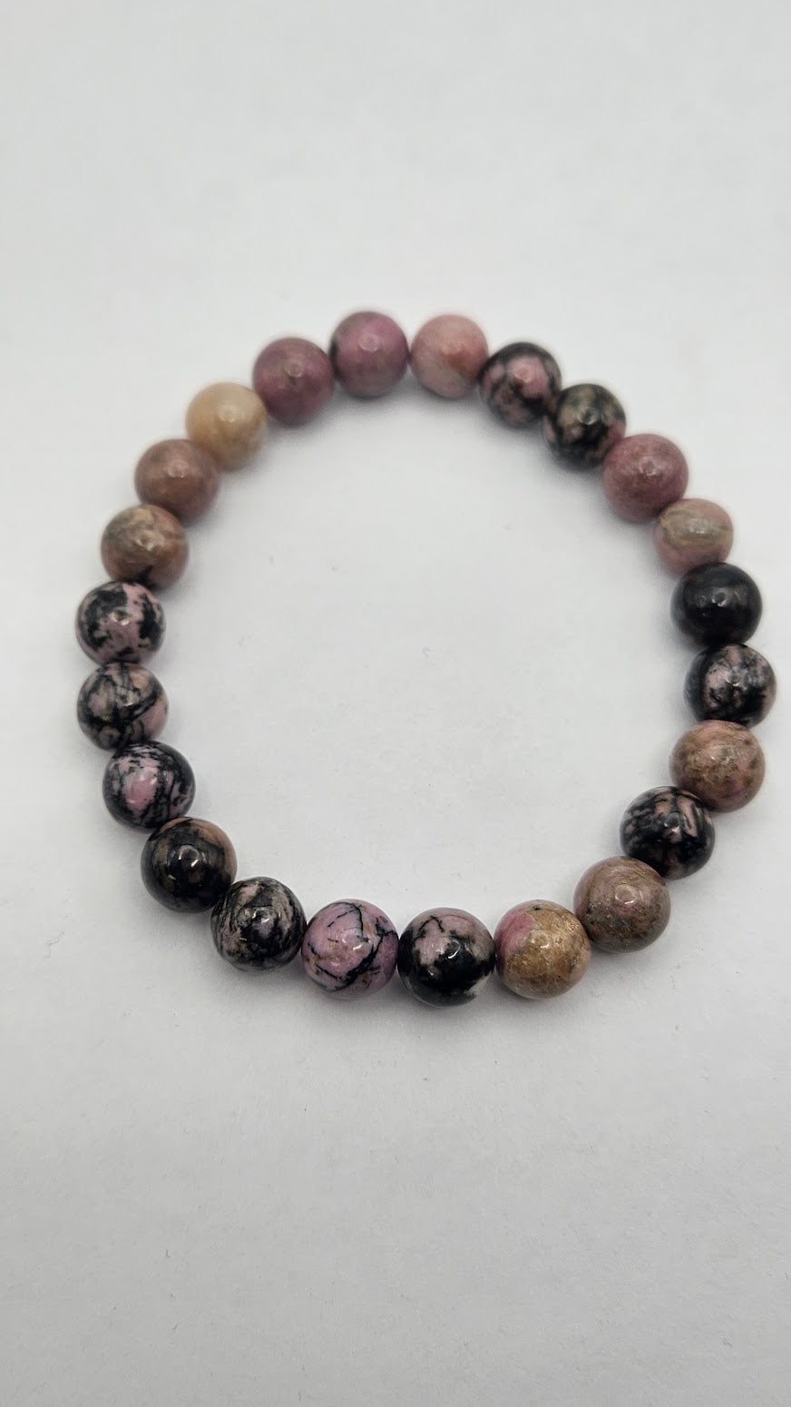 8mm Rhodonite Stretch Bracelet