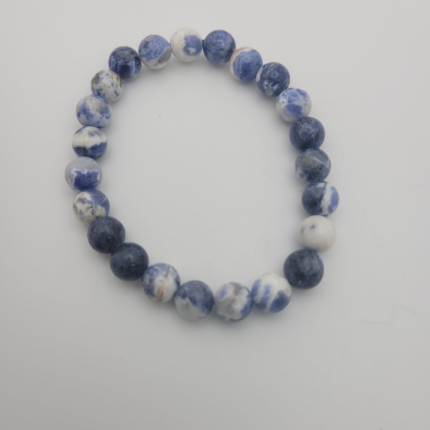 8mm Round Sodalite Stretch Bracelet.