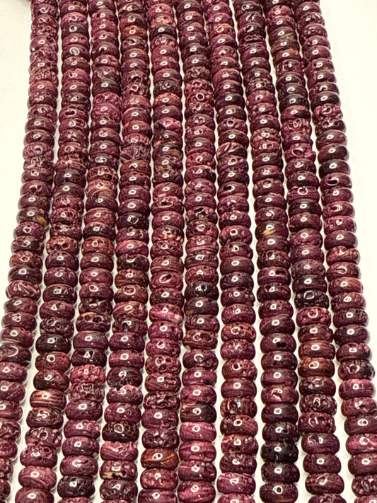 8mm Spiny Oyster Rondell.