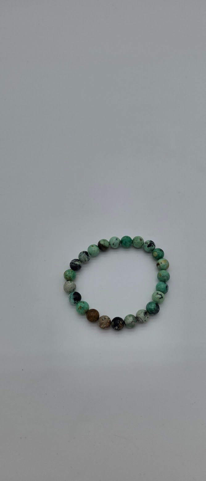 8mm Variscite Stretch Bracelet.