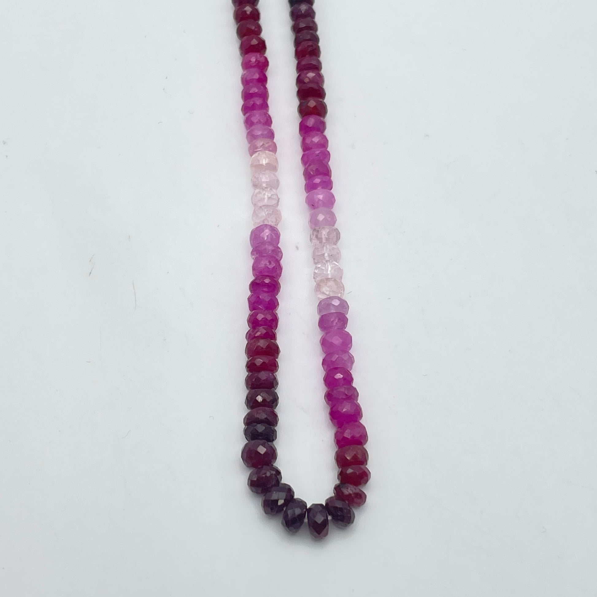 4mm Pink Sapphire Strand