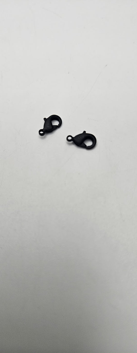 9mm Black Lobster Clasp.