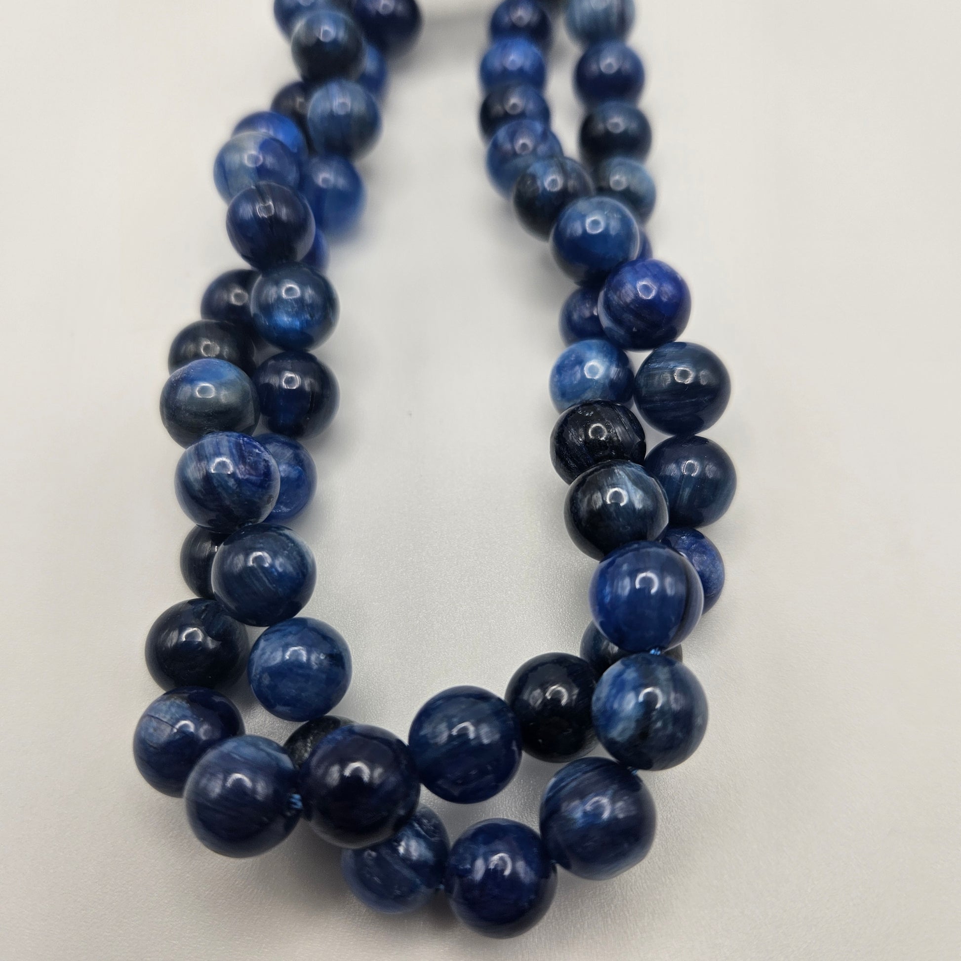 9mm Kyanite Round Bead Strand.