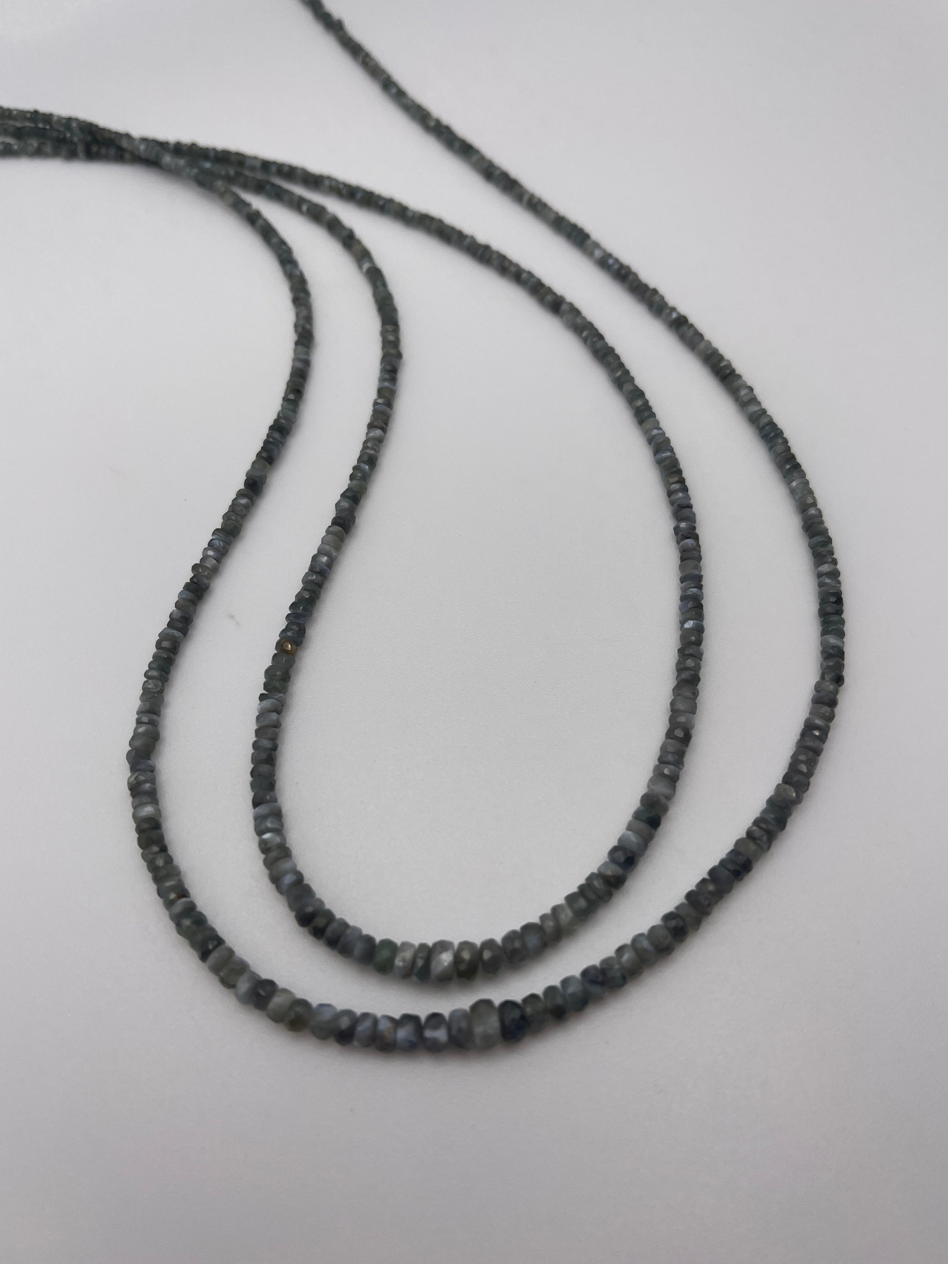 Alexandrite Faceted Graduated Bead Strand.