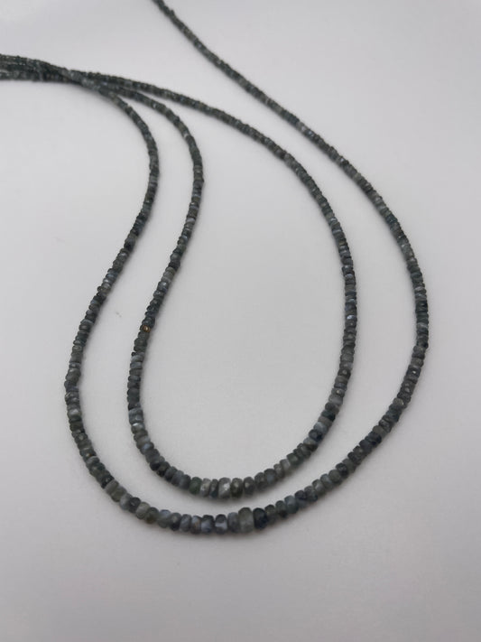 Alexandrite Faceted Graduated Bead Strand.