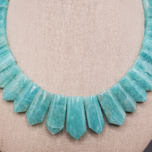 Amazonite Gemstone Necklace.