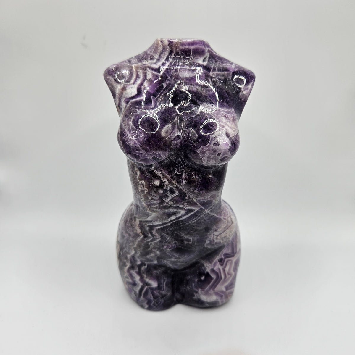 Amethyst Goddess Body Gemstone 8 inch.