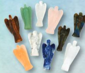 Assorted Gemstone Angel 2 inch.