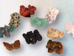 Assorted Gemstone Animals 1 inch.