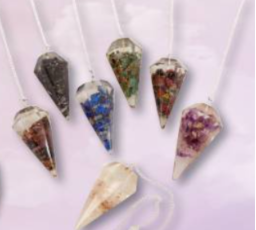 Assorted Orgonite Pendulum.