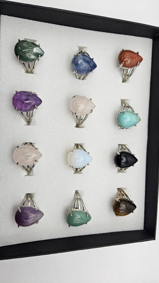 Assorted Tear Rings Adjustable.